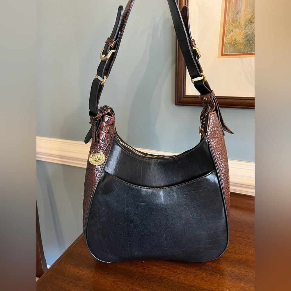 BRAHMIN! Elegant Black and Brown Women's Bag